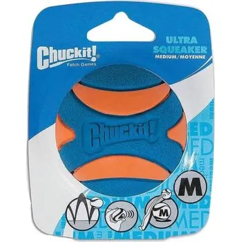 Krmivo pro psa Chuckit Ultra Squeaker Ball M 6 cm 1ks