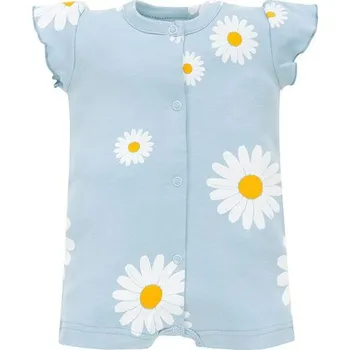 Kojenecký overall PINOKIO Letní overal celorozepínací Daisy MODRÁ - 74