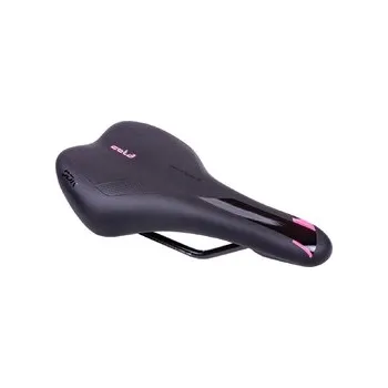 Sedlo na kolo DDK sedlo F24 Semi PU dětské , černo-růžová