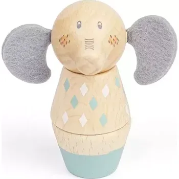 Dřevěná hračka Bigjigs Toys Dřevěné šroubovací zvířátko Slon