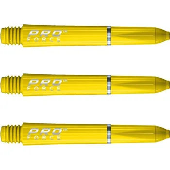 Příslušenství pro šipky Násadky na šipky Winmau Pro Force žluté, krátké