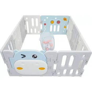 Dětská ohrádka Modulární ohrádka Hippo modrá