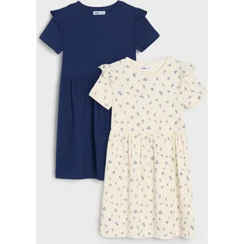 Dívčí šaty Sinsay - Sada 2&nbsp;šatů - vícebarevná - 194GA-MLC - 194GA-MLC-134