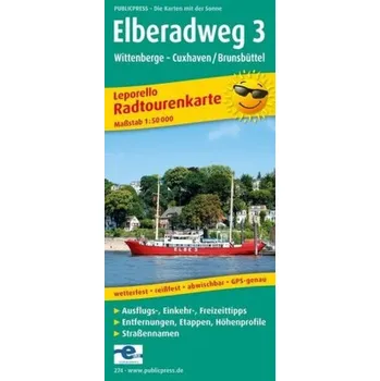 PublicPress Radwanderkarte Elberadweg. Tl.3