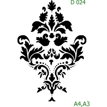 Šablona D 024 - A4 , Nelepící folie