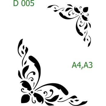 Šablona D 005 - A3 , Lepící fólie