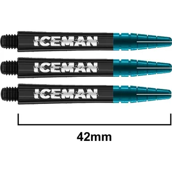 Příslušenství pro šipky Násadky na šipky Red Dragon Gerwyn Price Nitrotech polykarbonát černé, dlouhé, 42mm