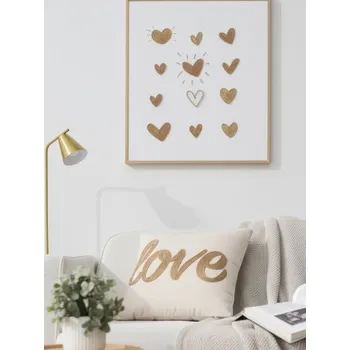 Polštář Sinsay - Polštář s nápisem Love - béžová - 530GJ-08X - 530GJ-08X-ONE