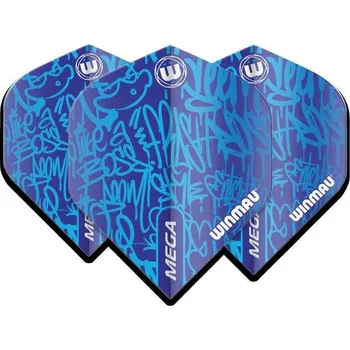 Letky na šipky Winmau Mega Standard Graffiti modré