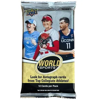 Sběratelský sportovní předmět 2025 Upper Deck World of Sports Volume 1 Hobby Balíček
