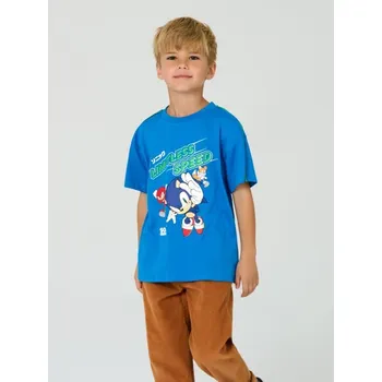 Oblečení a móda Sinsay - Tričko Sonic the Hedgehog - mid blue - 942AE-52X - 942AE-52X-122