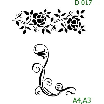 Šablona D 017 - A4 , Nelepící folie