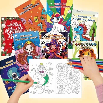 omalovánky Set dětských omalovánek - 8 sešitů