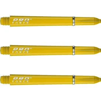Příslušenství pro šipky Násadky na šipky Winmau Pro Force žlouté, dlouhé
