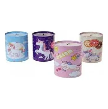 Hra na zahradu Skarbonka metalowa Jednorożec MIX