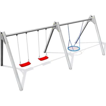 Dětská houpačka Monkey houpačka Duoswing V METAL