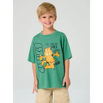 Chlapecké tričko Sinsay - Tričko Garfield - zelená - 703FV-77X - 703FV-77X-104