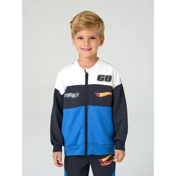 Chlapecká mikina Sinsay - Mikina na zip Hot Wheels - šedá - 082FC-90X - 082FC-90X-98