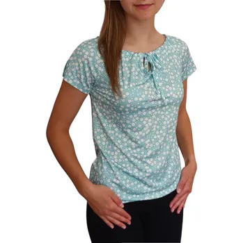 Dámská halenka Halenka Kepa style zeleno-modrá se šňůrkou velikosti Kepa: 46