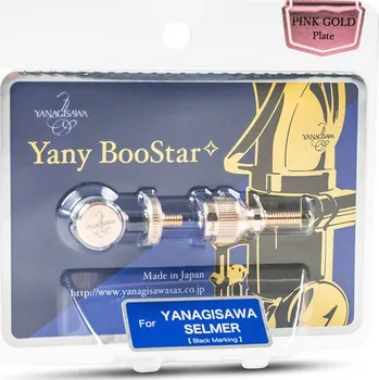 Příslušenství pro dechový nástroj ,,Šroub" pro Eso nástroje Yany BooStar pro Yanagisawa a SelmerSpeciální slitina, růžové zlato 27503