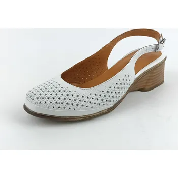 Dámské lodičky Dámské lodičky na klínku Mago 034-Z-90 bílé 38