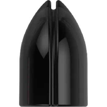 Šipka Kroužky na násadky L-Style Shell Lock Ring plastové, průsvitné černé, 6ks