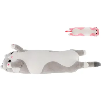 plyšák Teddies Kočka/Kočička ležící 50x2