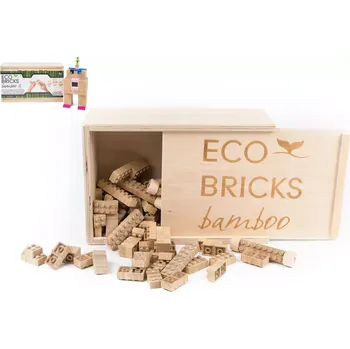 ostatní stavebnice Teddies Stavebnice dřevěná 250ks v dřevěné krabičce