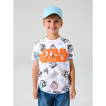 Dětská móda Sinsay - Tričko s&nbsp;potiskem Star Wars - bílá - 217FC-00X - 217FC-00X-104