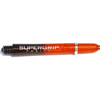Příslušenství pro šipky Násadky na šipky Harrows Supergrip Fusion černé, oranžové, středné
