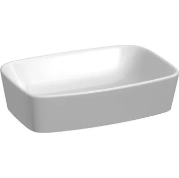 Umyvadlo Umyvadlo na desku Jika Lyra Plus 55x38 cm mat bez otvoru pro baterii, bez přepadu H8183837571121