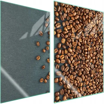 Obraz Skleněná ochranná deska na sporák 2x35x52 Káva