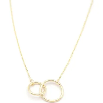 Řetízek Zlatý řetízek s propletenými kolečky 1,95g