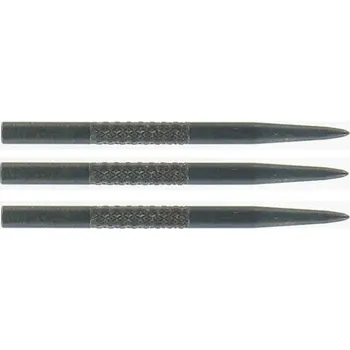 Šipka Hroty na šipky Bull&#039;s steel Knurled, 35mm, černé - 3ks