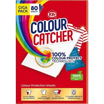Odstraňovač skvrn K2R Colour Catcher ubrousky na praní 80 ks