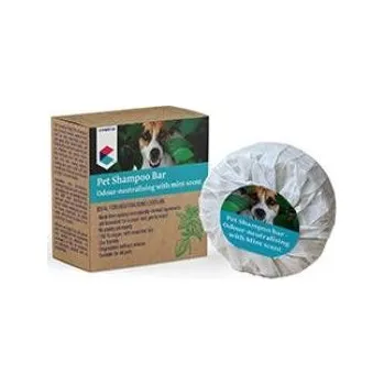 Kartáč pro zvířata Šampon tuhý pro neutralizaci pachu s vůní máty 80g