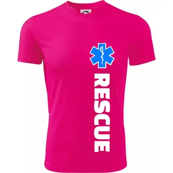 Rescue - pro záchranáře - Dětské triko sportovní (dresovina) - 134 cm/8 let ( Neon Pink )