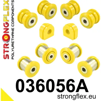 Silentblok nápravy 036056A: Strongflex Sada silentbloků zadního zavěšení varianta SPORT 031995 - 22mm