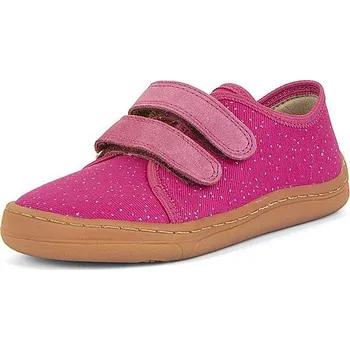 Dívčí tenisky FRODDO dívčí textilní tenisky CANVAS BAREFOOT G1700379-24A cyclamen 25
