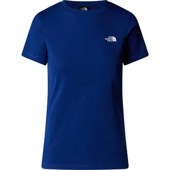 Dámské Tričko s krátkým rukávem THE NORTH FACE W S/S SIMPLE DOME SLIM TEE NF0A87NHD1R1 – Tmavě modrá L
