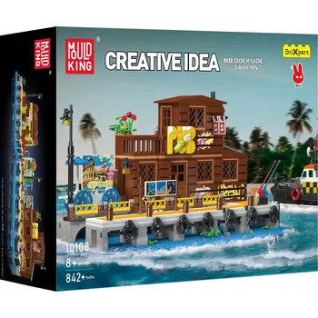 ostatní stavebnice Stavebnice MOULD KING 10108 Tawerna Portowa Modulární sada CREATIVE Budova Město