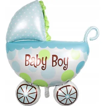Balónek Fóliový balónek KOČÁREK na Baby Shower, Křtiny - velký