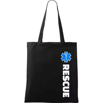 Rescue - pro záchranáře - Taška bavlněná - 42 x 38 cm ( Černá )