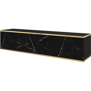 Obývací pokoj TV stolek RTV 135 černý mramor Oro