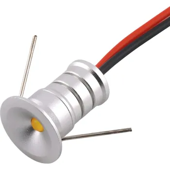 LED-10 mini podhledové svítidlo 0,5W, stříbrné 120° Přírodní bílá