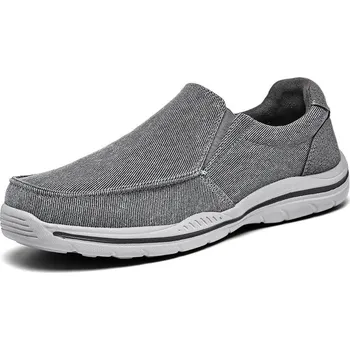 Pánské mokasíny Pánské prodyšné tenisky na ven a sport s protiskluzovou podrážkou Barva: Šedá, Velikost: 44