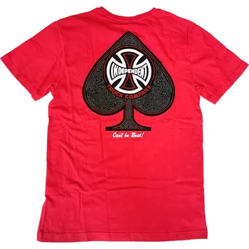 Pánské tričko independent Pánské triko cbb spade cardinal red