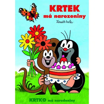 omalovánky Omalovánka A4 Krtek má narozeniny