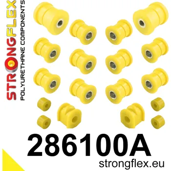 Silentblok nápravy 286100A: Strongflex Sada silentbloků zadního zavěšení varianta SPORT 16mm
