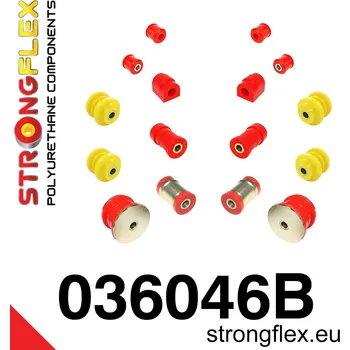 Silentblok nápravy 036046B: Strongflex Sada silentbloků zadního zavěšení 21mm
